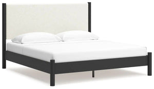 Cadmori - Upholstered Panel Bed - Best Buy Furniture