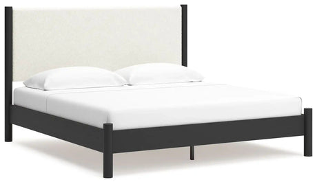 Cadmori - Upholstered Panel Bed - Best Buy Furniture