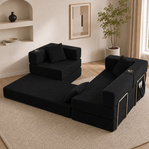 108" Modular Sectional Sofa with L-Shape Chaise