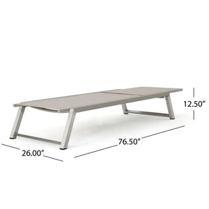 Myers - Modern Chaise Lounge Set With Adjustable Mesh Back - Best Buy Furniture