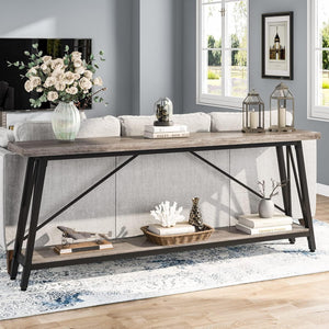 Sofa Table With Frame Extra Long Entryway Console