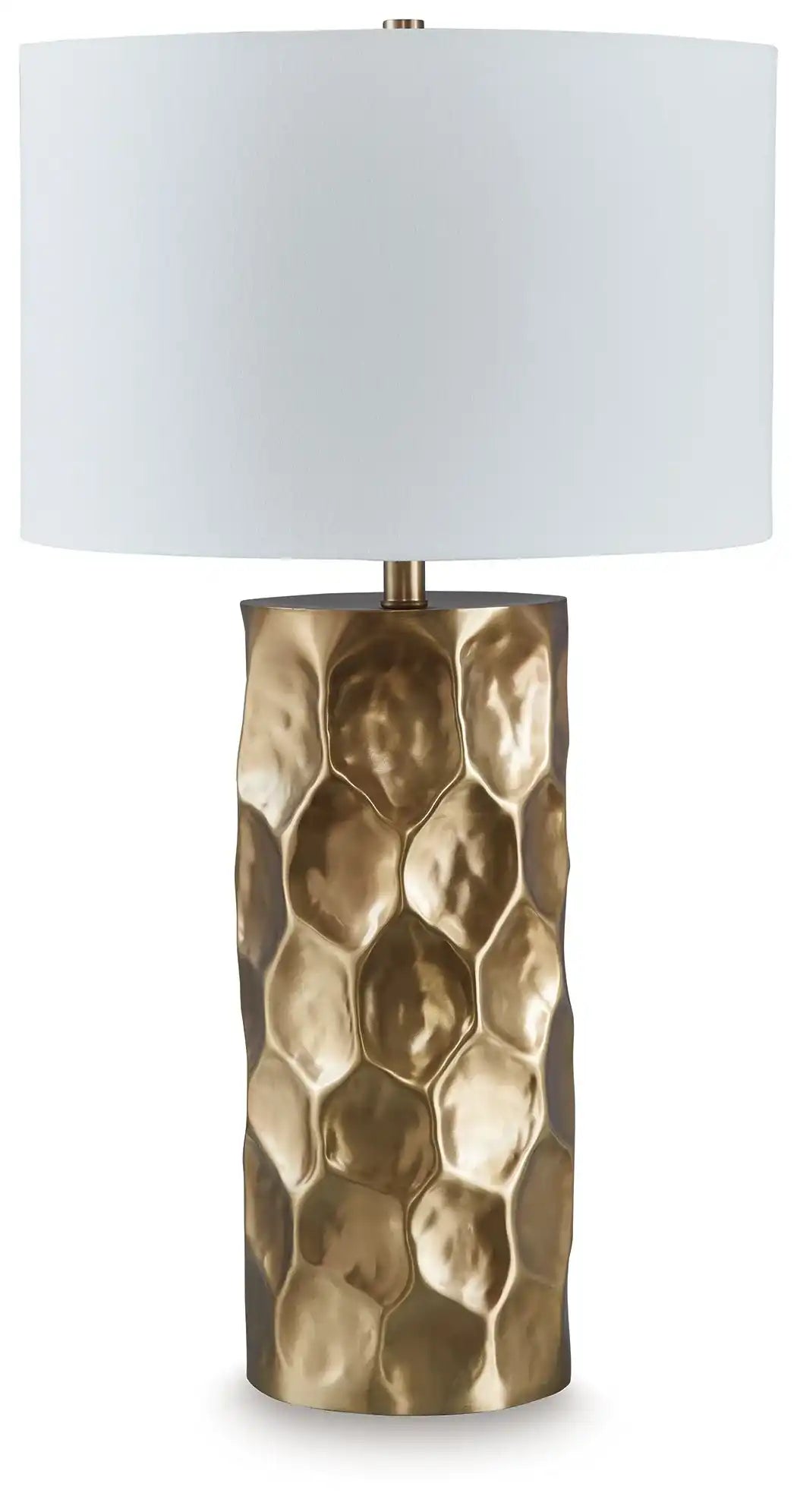 Marshawn - Metal Table Lamp - Gold Finish - Best Buy Furniture