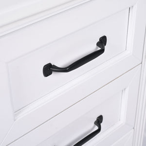 30" Bathroom Vanity With Sink, 3 Drawers, Adjustable Feet