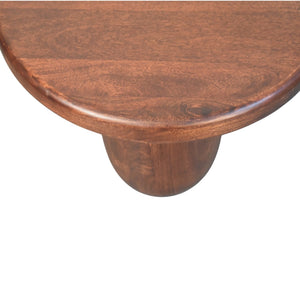 Solid Wood Clara Sculpted Coffee Table