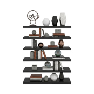 24-Inch Floating Wall Shelf, Wenge, Modern Display Ledge