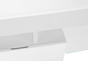 TV Stand, Console, Media Entertainment Center, Storage Cabinet, Glossy Contemporary & Modern - White - Best Buy Furniture