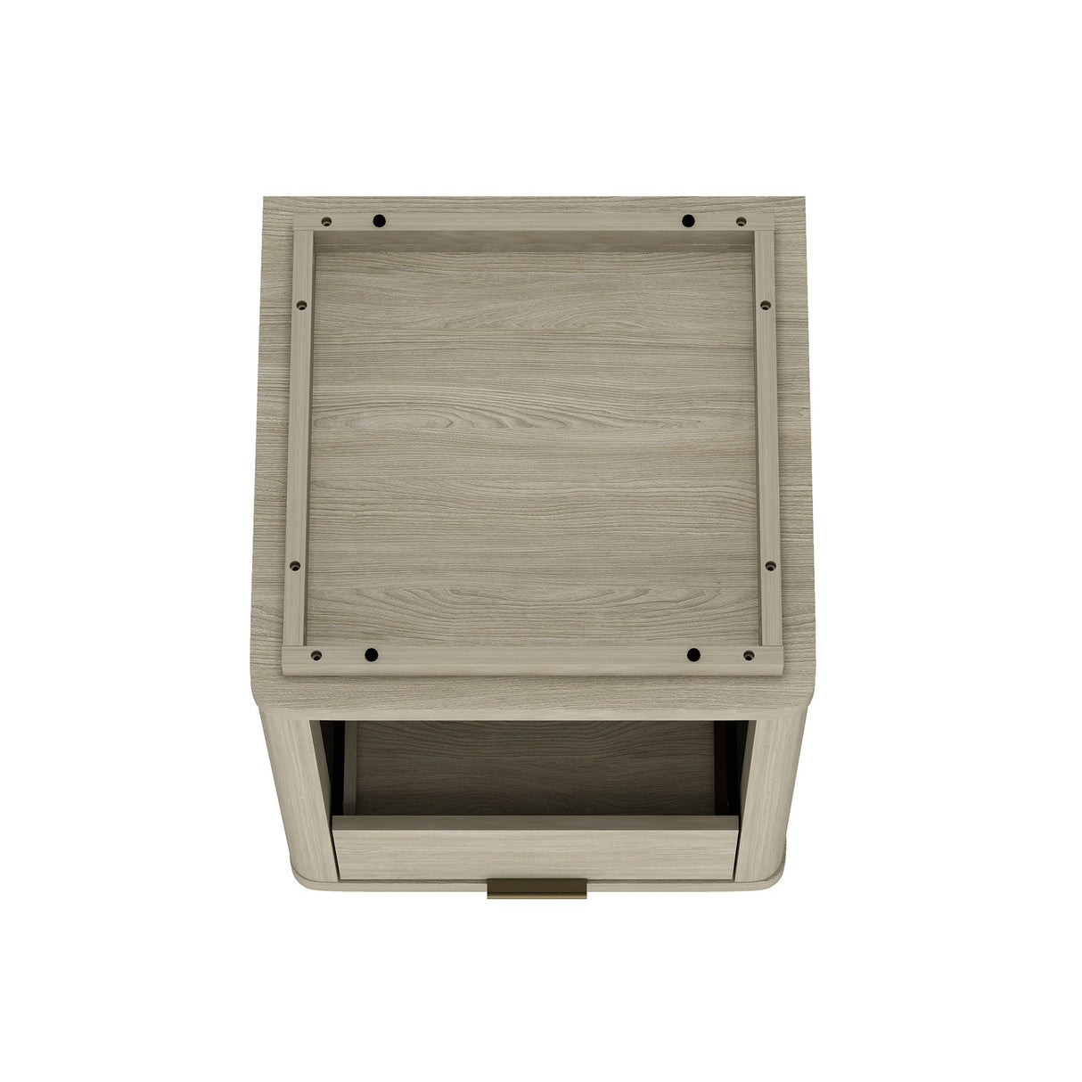 Evelyn - Nightstand With 1 Drawer And Open Shelf