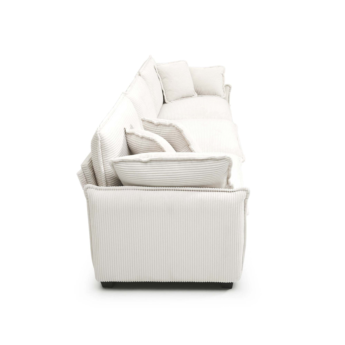 Family Sofa Set: Deep Seat Sofa in Elegant Beige
