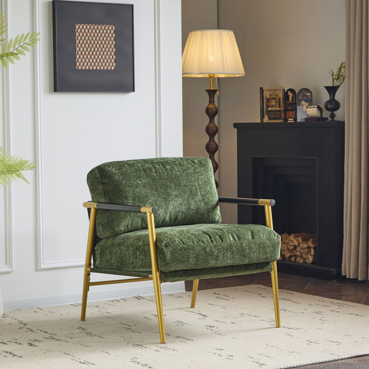 Modern Accent Chair With Plush Cushions, Cozy Seating - Best Buy Furniture