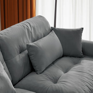 Super Comfort Oversized Modular Sectional Sofa With Movable Ottoman