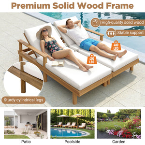5 Position Adjustable Outdoor Chaise Lounge