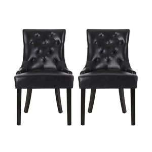 Cheney - Contemporary Dining Chair Tufted Upholstery (Set of 2) - Best Buy Furniture