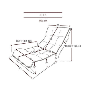 Reclining Japanese Chair Lazy Sofa Tatami Balcony Adjustable Chair