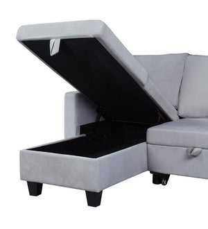 Nova - Reversible Sleeper Sectional Sofa With Storage Chaise