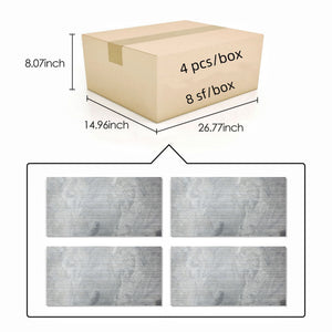 Textured Finished, 3D Tiles For Wall Decoration (Set of 4)