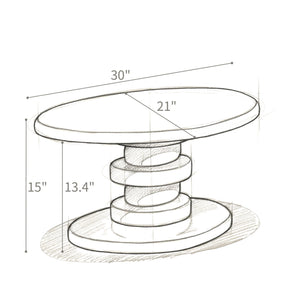 Cobblestone End Table