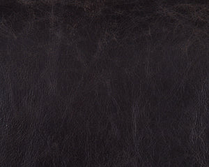 Misezon - Top Grain Leather Power Motion Recliner - Dark Brown