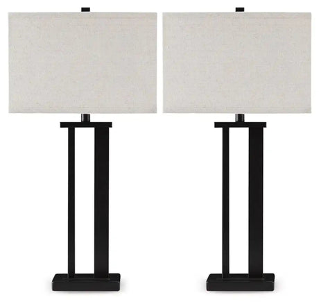 Aniela - Metal Table Lamp Set - Best Buy Furniture