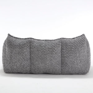 Comfortable Dual Beanbag Chair With High Resilience Foam Core For 2 People