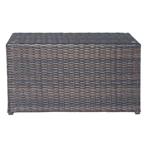 Comfortable Modern Patio Rattan Sectional Set With Cushions