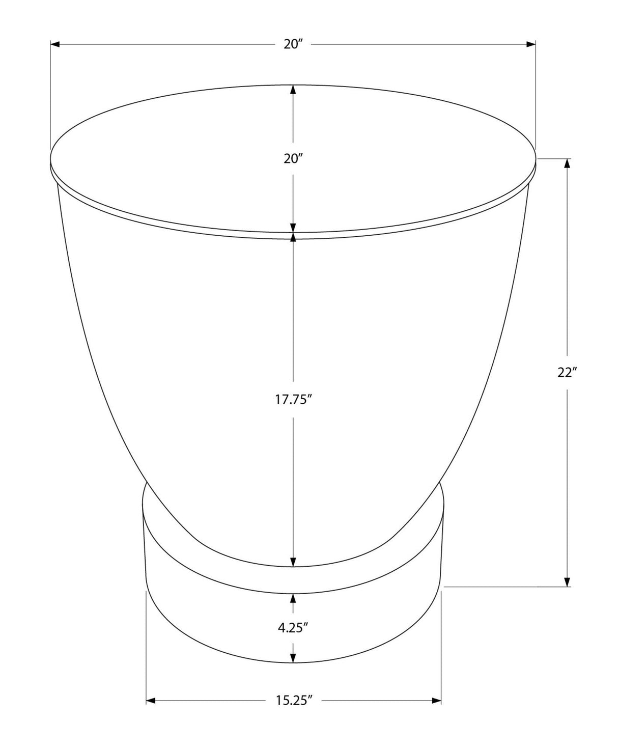 Drum Accent Side Table, Contemporary & Modern Design - Best Buy Furniture