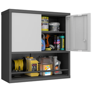 Metal Adjustable 2 Doors Storage Cabinet
