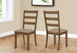 Dining Chair, Side, Upholstered For Dining Room, Transitional (Set of 2) - Beige - Best Buy Furniture