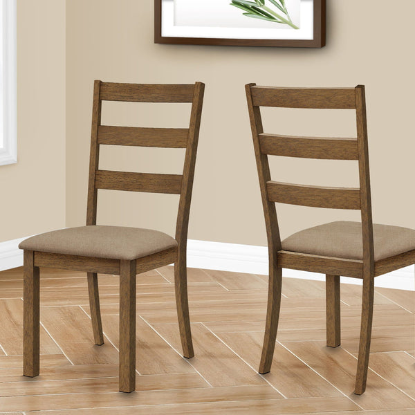 Dining Chair, Side, Upholstered For Dining Room, Transitional (Set of 2) - Beige - Best Buy Furniture