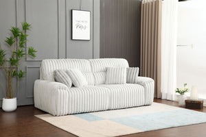 Jaya - Power Motion Sofa With Sleeper & USB Port - Mondo Gray