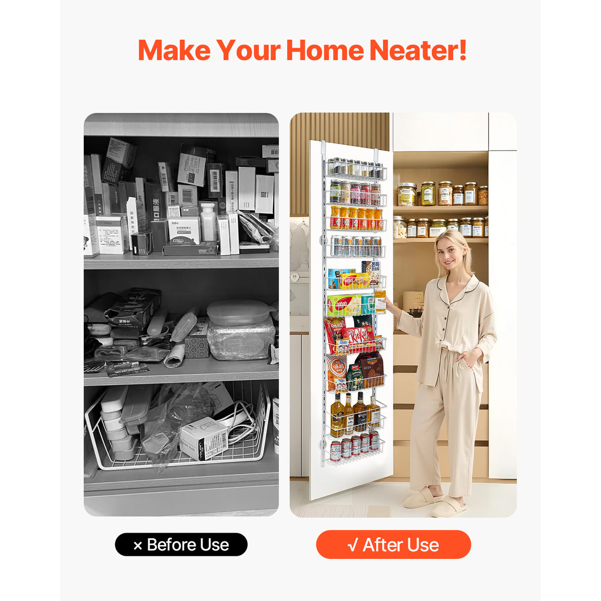 Over The Door Pantry Organizer