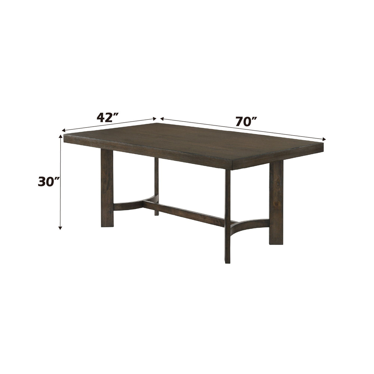 Farren - Weathered Dining Table - Oak - Best Buy Furniture