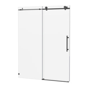 56-60"W x 76"H Frameless Sliding Shower Door with Premium Tempered Glass