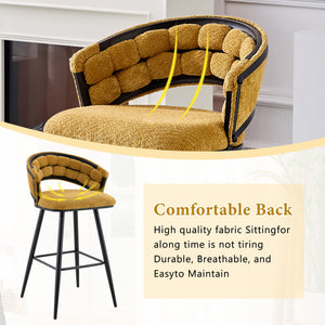 Bar Stools, Kitchen Island Counter Height Stools (Set of 2)