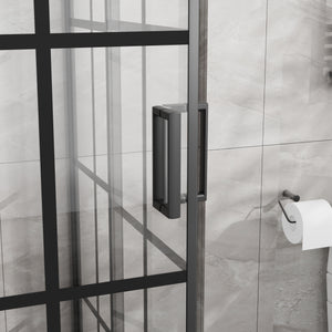 Goodyo Corner Shower Door - 36" D x 36" W x 72" H
