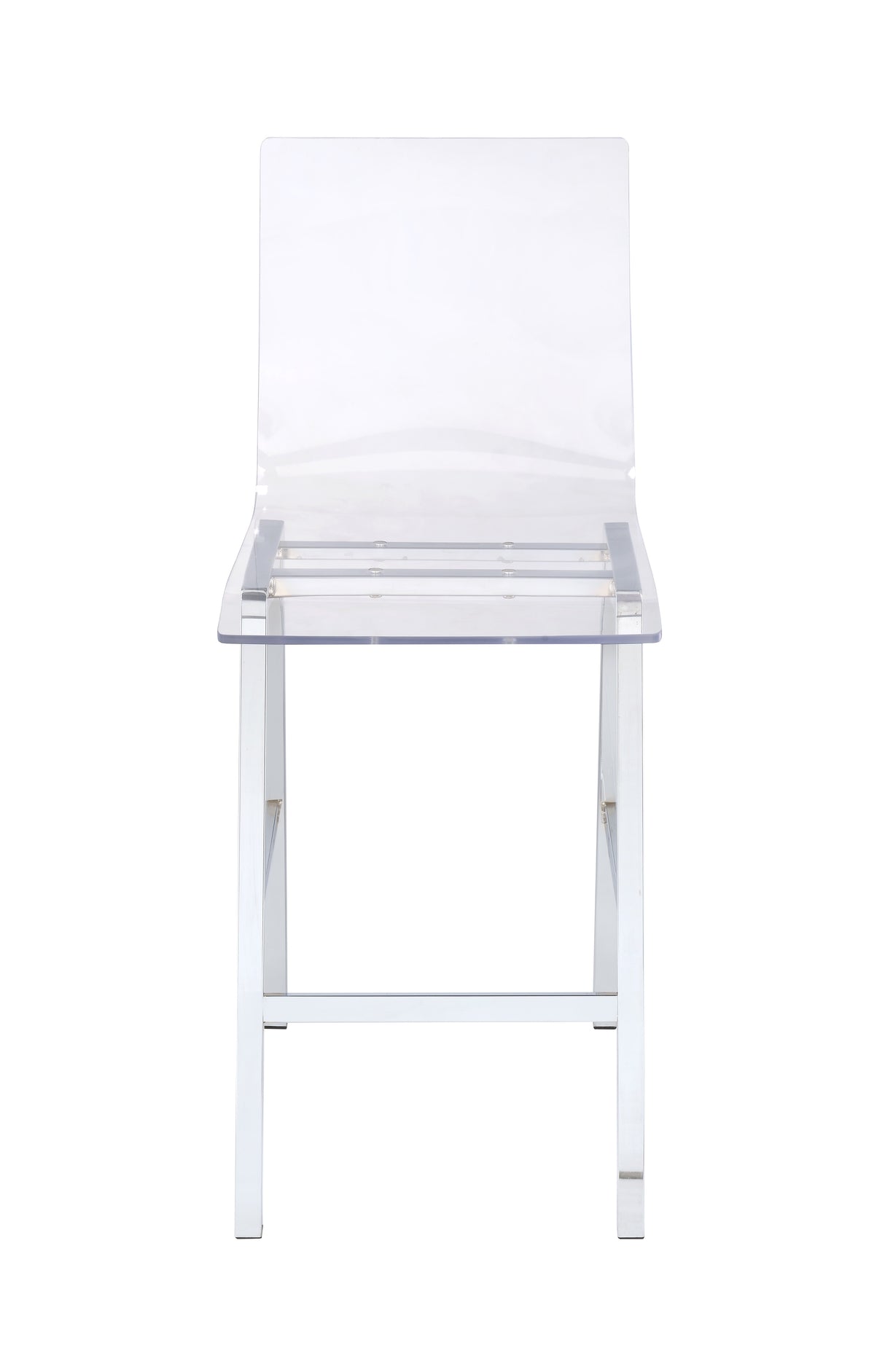 Nadie Clear Acrylic Armless Dining Chair