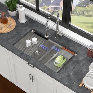 Double Bowl Undermount Kitchen Sink