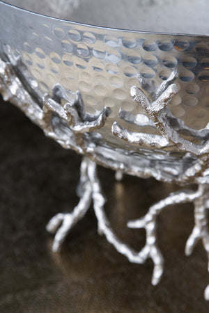 Evergreen Decor Aluminum Decorative Bowl