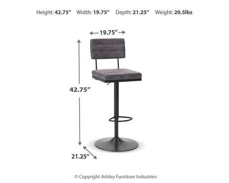 Strumford - Tall Swivel Barstool (Set of 2)