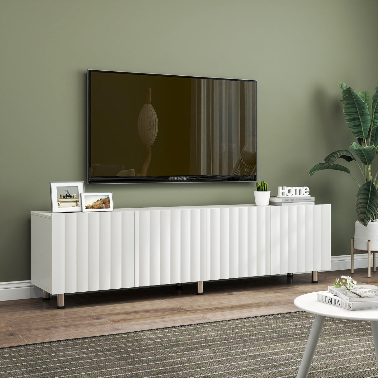 Modern TV Stand for 65+ Inch TV