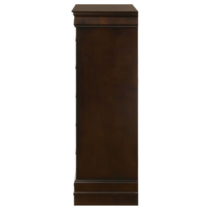 Janson - 5 Drawer Bedroom Chest - Cappuccino