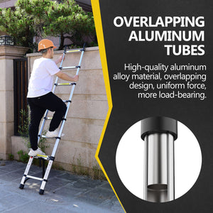 8.5FT Telescopic Aluminum Alloy Multi-Purpose Ladder