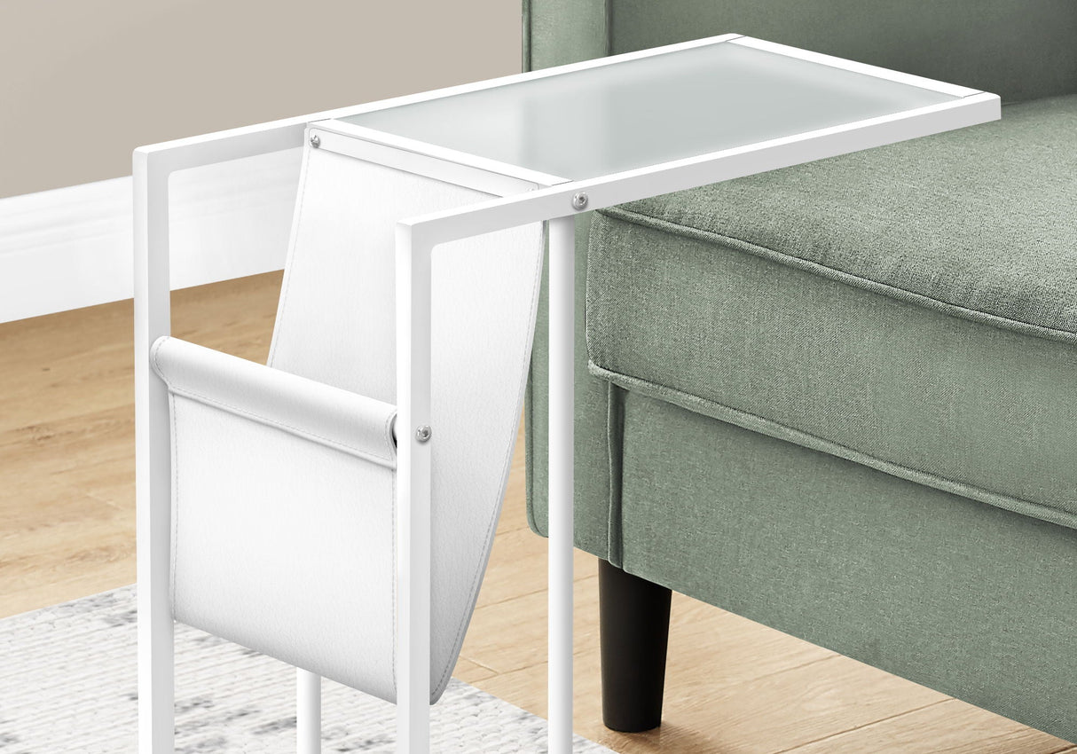 Accent Table, C - Shaped, Contemporary And Modern - White - Best Buy Furniture