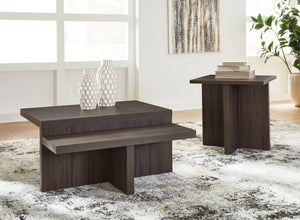 Zendex - Occasional Table Set (Set of 2) - Brown - Best Buy Furniture