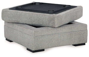 Casselbury - Ottoman With Storage - Cement - Best Buy Furniture