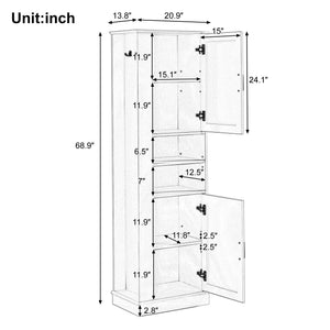 Tall Bathroom Storage Cabinet