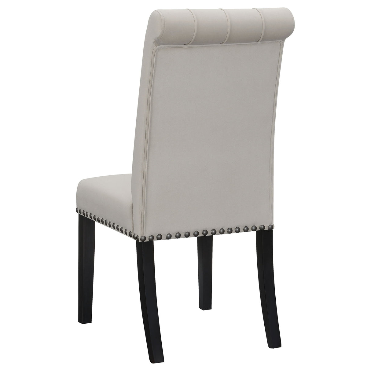 Tufted Rolled Backrest Side Chairs (Set of 2)