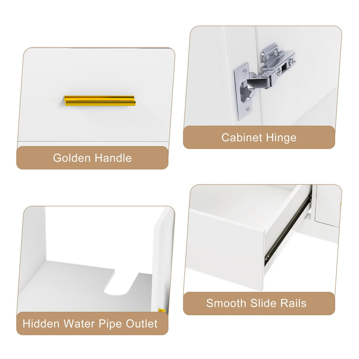 48" Bathroom Vanity Base Cabinet