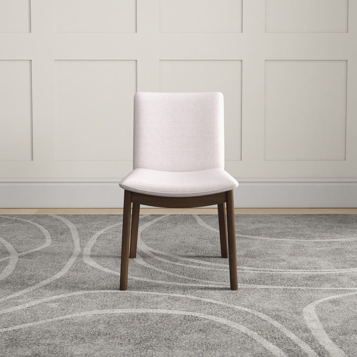 Laura - Mid-Century Modern Solid Wood Dining Chair (Set of 2)