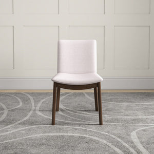 Laura - Mid-Century Modern Solid Wood Dining Chair (Set of 2)