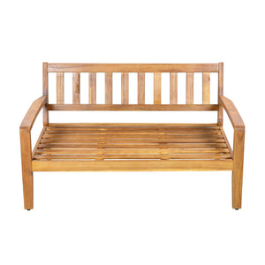 2 Piece Outdoor Conversation Set (Loveseat & Coffee Table With Water-Resistant Cushions)
